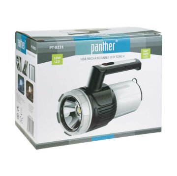 Panther 800 Lümen Spot El Feneri USB Şarjlı PT-8231