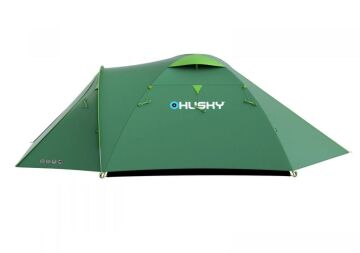 HUSKY Bizon Plus 4 Kişilik 3 Mevsim Kamp Çadırı Yeşil
