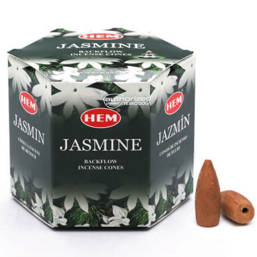 HEM Jasmine Backflow Geri Akışlı Konik Şelale Tütsü 40ad Yasemin