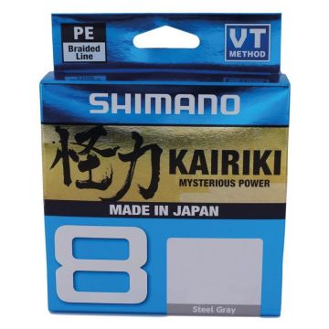 Shimano Kairiki 8 150m Örgü İp Misina Steel Gray Gri
