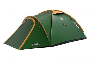 HUSKY Bizon Classic 3 Kişilik 3 Mevsim Kamp Çadırı Yeşil