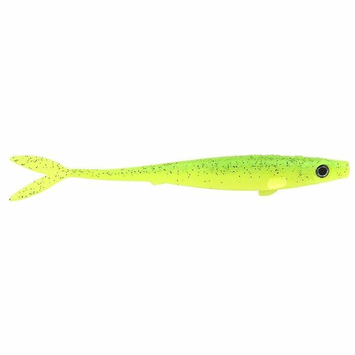 SPRO V-Power 10cm 4g Silikon Suni Yem UV Lemon Lime