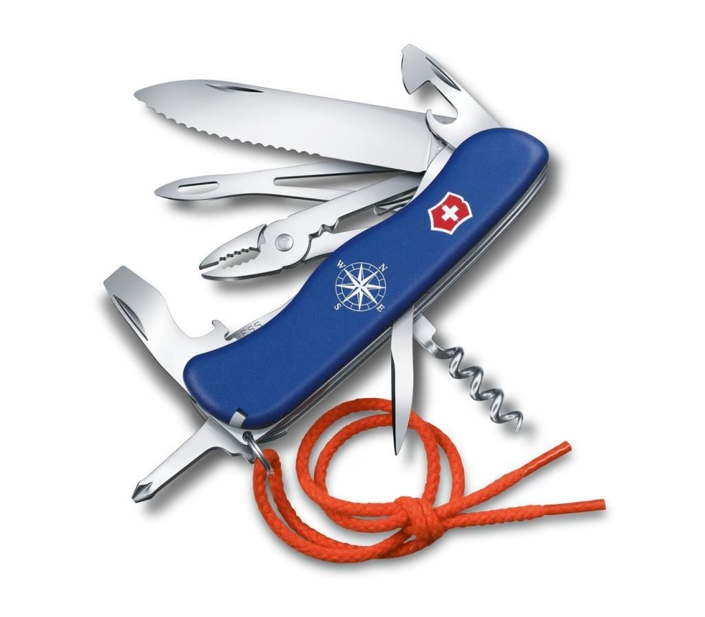 Victorinox Skipper 0.8593.2W Mavi İsviçre Çakısı 111mm 18F