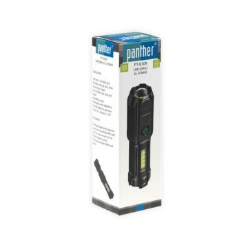 Panther USB Şarjlı XPE LED El Feneri PT-8109