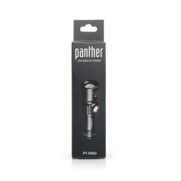 Panther Zoom LED El Feneri USB Şarjlı Fener PT-4060