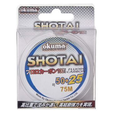 Okuma Shotai %100 Fluorocarbon Olta Misinası 75m 0,165mm