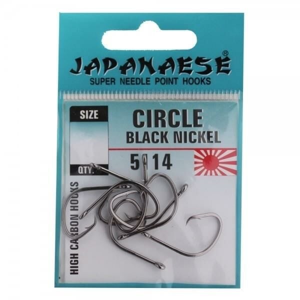 Japanese Circle 5114 Karbon Çelik Çember Olta İğnesi