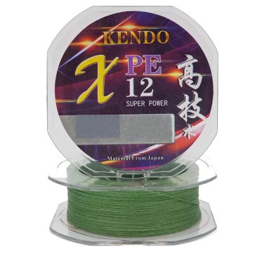Kendo Japan 250m Dynema 12x 12 Kat Örgü İp Olta Misinası Yeşil