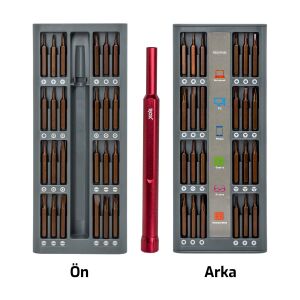 Rox 0157 Manyetik Elektronikçi Hassas Tornavida Seti 49 Parça