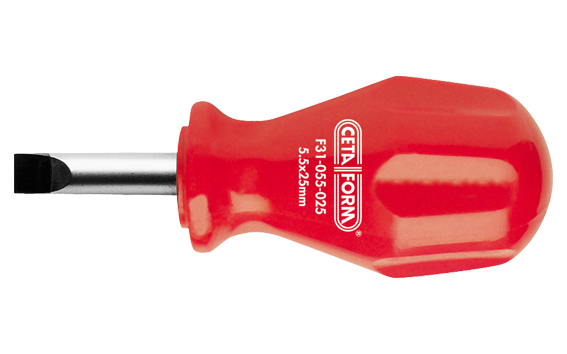 CETA FORM 4100/TP65M Torex Topaç Düz Uçlu Tornavida 6,5x25 mm