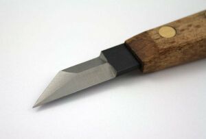 NAREX 822530 Profi Ahşap Yontma Bıçağı Üç Kenar Carving Knife 40x12 mm