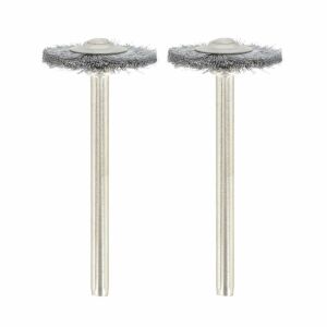 Dremel 428 Metal Yüzeyler için Tel Fırça 19 mm 2'li Paket