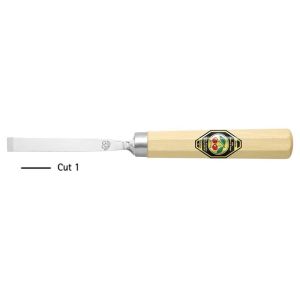 Kirschen Düz Ağız Oyma Iskarpelası Kısa Cut1 - 10mm