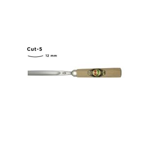 Kirschen Düz Oluklu Ağız Oyma Iskarpelası Cut5 - 12mm