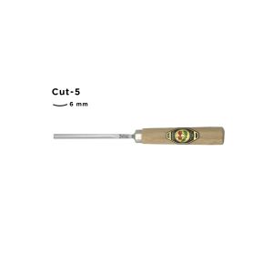 Kirschen Düz Oluklu Ağız Oyma Iskarpelası Cut5 - 6mm