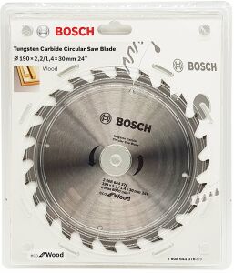 Bosch Optiline Eco Ahşap Daire Testere Bıçağı 190x30 (24 Diş)