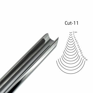 Kirschen Düz Oluklu Ağız Oyma Iskarpelası Cut11 - 10mm