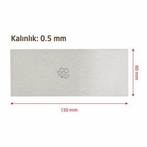 Kirschen 3800005 Ahşap Kazıyıcı Sistre Dört Köşe 0.5 mm
