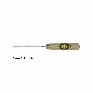 Kirschen Düz Oluklu Ağız Oyma Iskarpelası Cut4 - 6mm