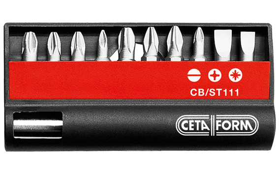 CETA FORM CB/ST111 Bits Uç Takımı 11 Parça (Düz/Yıldız/Pozidriv)