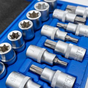 5440 1/2'' İç-Dış Torx Lokma Anahtar Takımı 19 Parça