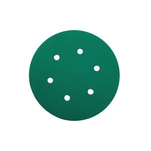 Yeşil Esnek Cırtlı Disk Zımpara 150 mm 6 Delikli 320 Kum