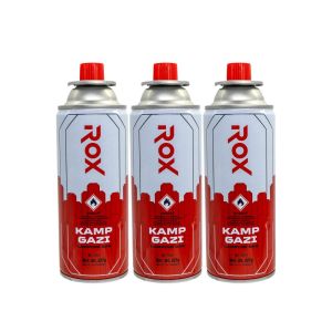 ROX Kamp Ocak Gazı Valfli Kartuş 227gr - 3 Adet