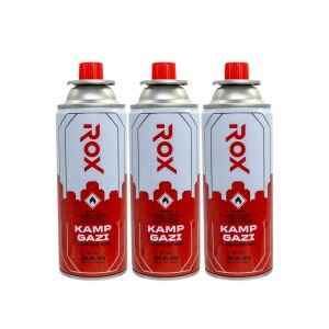 ROX Kamp Ocak Gazı Valfli Kartuş 227gr - 3 Adet