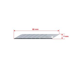 Ceta Form J46-R/30 Kretuar Tip 9 mm Maket Bıçağı Yedeği - 10’lu