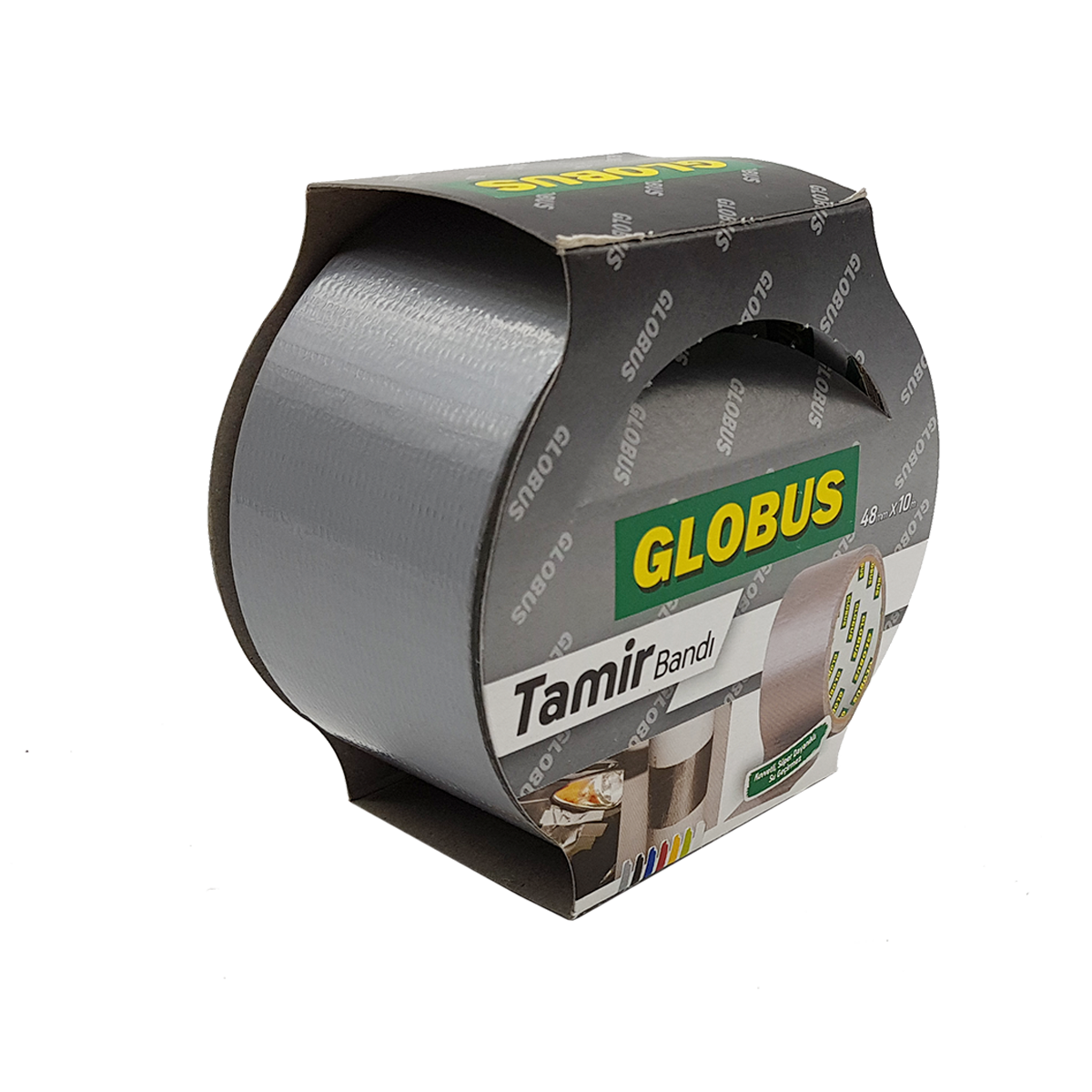 Globus Gri Tamir Bandı 48 mm x 10 mt Duct Tape Bant