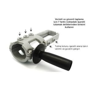 Manpa MP21-9 Grinder Holder Avuş Taş Motoru Tutucu
