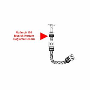 Üzümcü 100 Batarya Musluk Hortum Bağlama Jak Rekoru