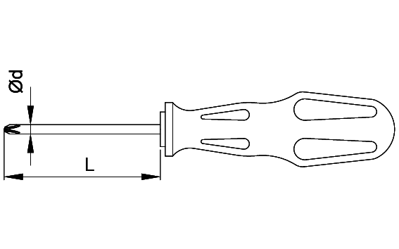 CETA FORM 4200/106M Torex Yıldız Uçlu Tornavida Ph4x200 mm