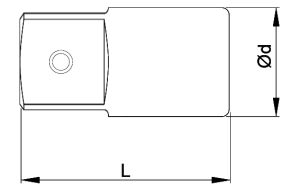 CETA FORM C31-92 3/4'' Lokma Adaptörü D:3/4''-E:1''
