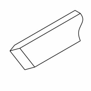NAREX 818202 HSS Ahşap Torna Bıçağı Eğri Iskarpela Ağız 18x150 mm