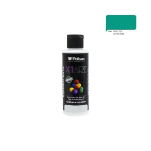 Polisan X1ART Vernikli Hobi Boyası 120ml - Zümrüt Yeşili