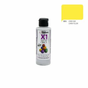 Polisan X1ART Multisurface Hobi Boyası 120ml - 0015 Limon Sarı