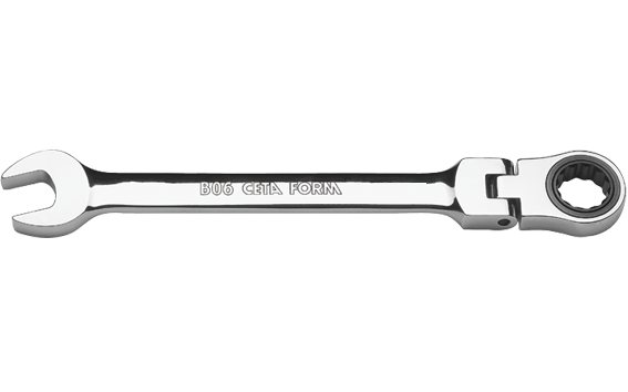 CETA FORM B06-17 C-Gear Cırcırlı Kombine Anahtar 17 mm (Mafsallı)