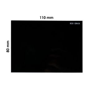 SCS Svar Kaynak Maske Camı Siyah 110x80 No:13 (Athermal Muadili)