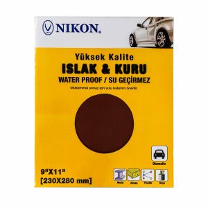 Nikon Yüksek Kalite Islak/Kuru 230x280mm Su Zımparası 2000 Kum