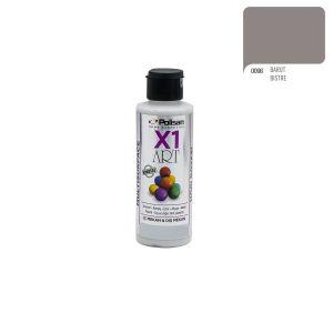 Polisan X1ART Multisurface Hobi Boyası 120ml - 0096 Barut