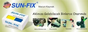 Sun-Fix Universal Çift Karışımlı Epoksi Macun Kaynak 40 gr