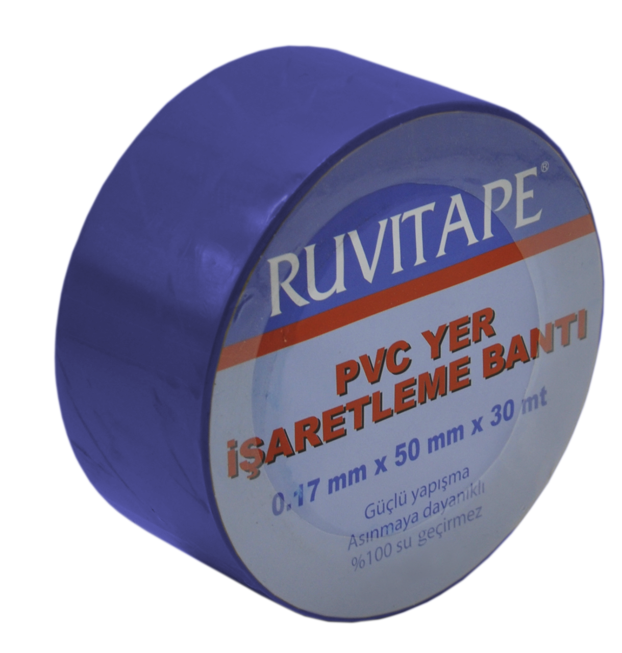 RUVITAPE Pvc Yer İşaretleme Bandı Mavi 50 mm x 30 m