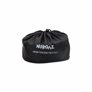 Nurgaz NG 200-K Campout Krom Tencere ve Tava Seti