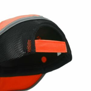 Darbe Emici Şapka Baret Kep Turuncu - Reflektörlü 7003