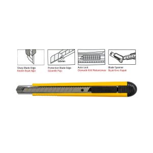 Ceta Form J46C Compact Maket Bıçağı - 9 mm