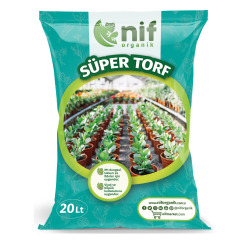 Nif Organik Süper Torf 10- Çiçek ve Saksı Toprağı