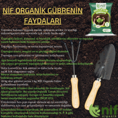 Nif Organik Katı Çiftlik Gübresi 25 kg
