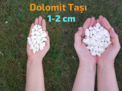 Dolomit Taşı 1-2 CM 20 KG * 60 ADET 1 PALET