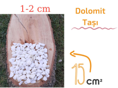 Dolomit Taşı 1-2 CM 20 KG * 60 ADET 1 PALET